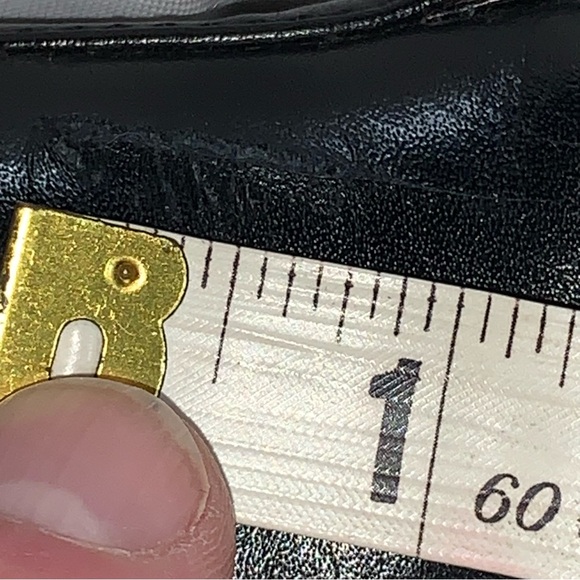 CELINE size 37.5 black/brown color block 2tone CALFSKIN platform wedge BOOTIES - Picture 16 of 16